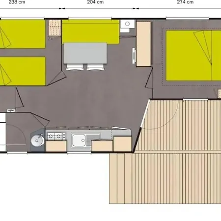 3 Etoiles - Piscine - Ccbefde Kamp alanı 3*